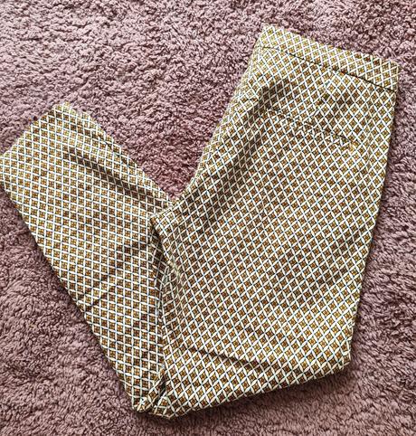 Horčicové nohavice h&m, h&m,l