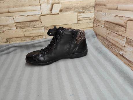 Rieker 38 - dámske zateplené čierne topánky, rieker,38