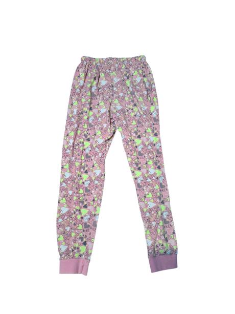 Dievčenské bavlnené pyžamové nohavice, 140