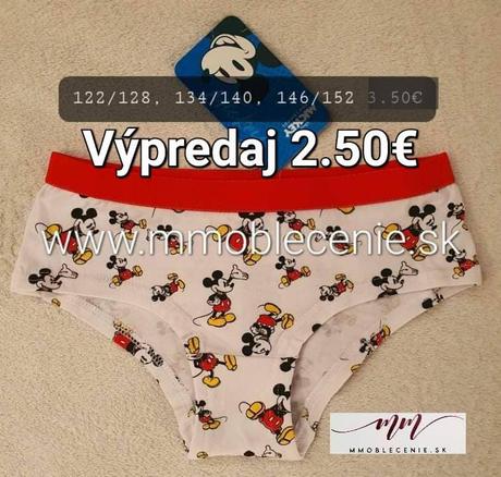 Nohavičky - minnie, disney,122 - 152