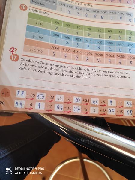 Riešenie úlohy z matematiky