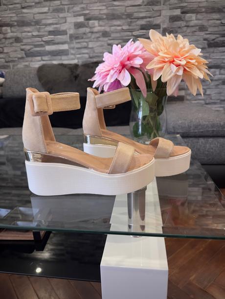 Camel sandálky na plattforme, 38