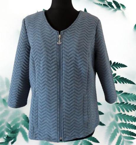 Fb fiora blue - sako s 3/4 rukávom, veľ. l, l