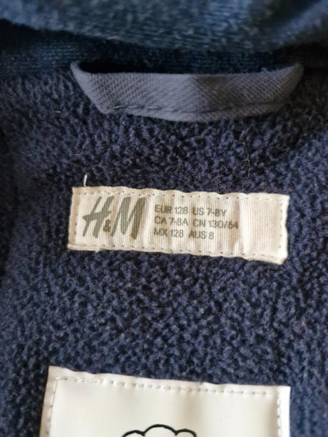 Zimná bunda, h&m,128