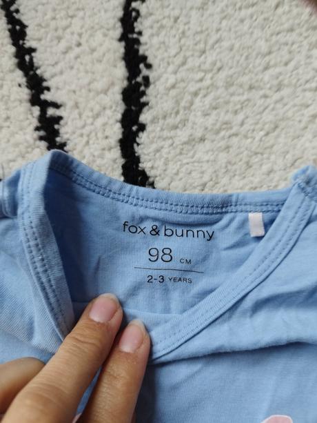 Pyžamo, fox & bunny,98