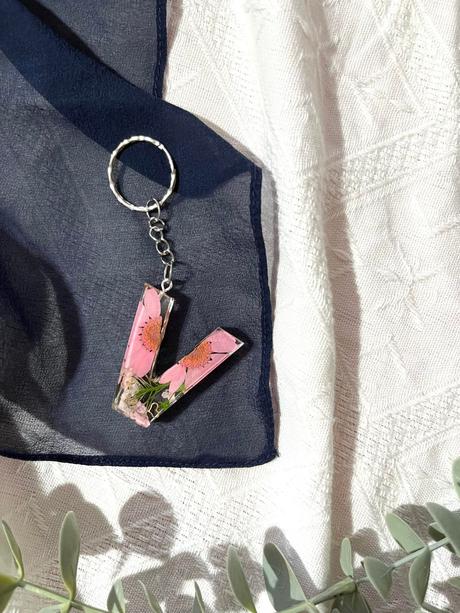 Ručne vyrobené živicové kľúčenky, 
