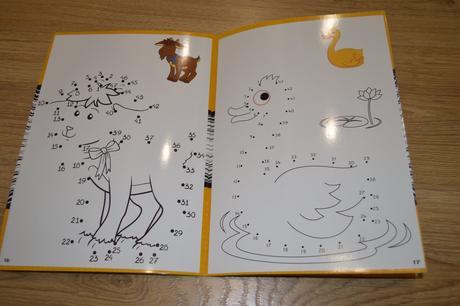 Knižka pospájaj body podľa čísel + fixka, 