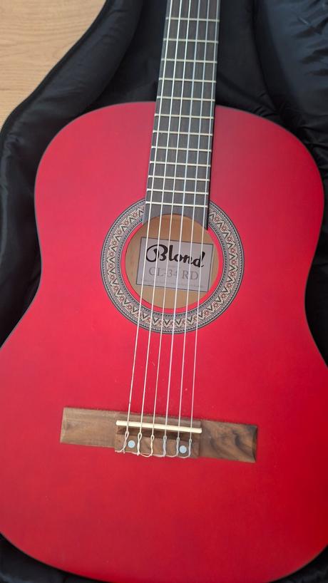 Blond cl-34 3/4 klasická gitara top stav,