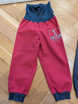 Nezateplené softshellové nohavice, unuo,86