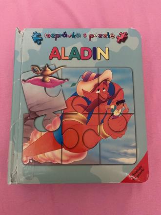 Knižka aladin s 6 puzzle,