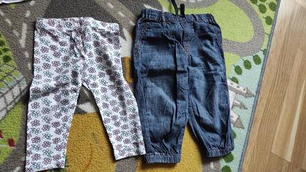 Tenke makke riflovinove nohavice velkost h&m 86, h&m,86