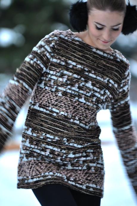 Zara vlnený melírovaný sveter s, zara,s