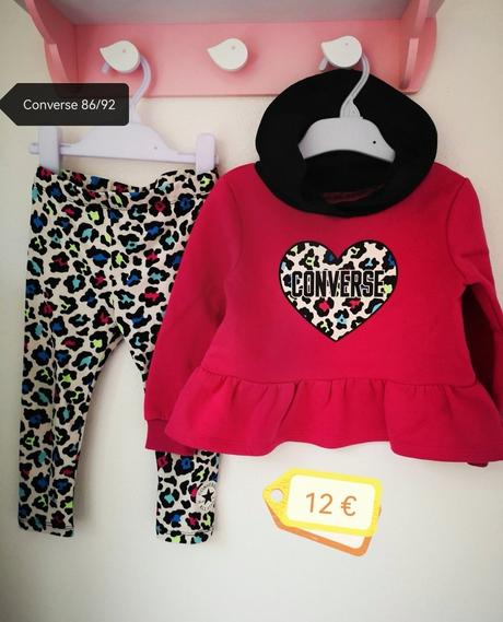 Súprava legíny mikina, converse,92