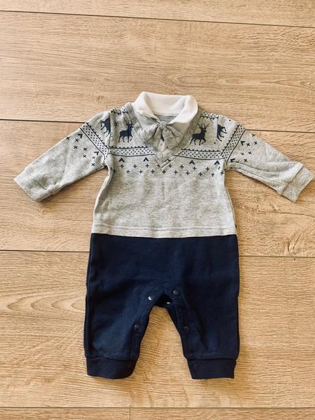 Vianočný overal dupačky, 62