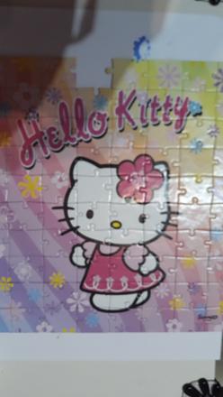 Puzzle hello kitty 2 obrazky 160 dielikov, 