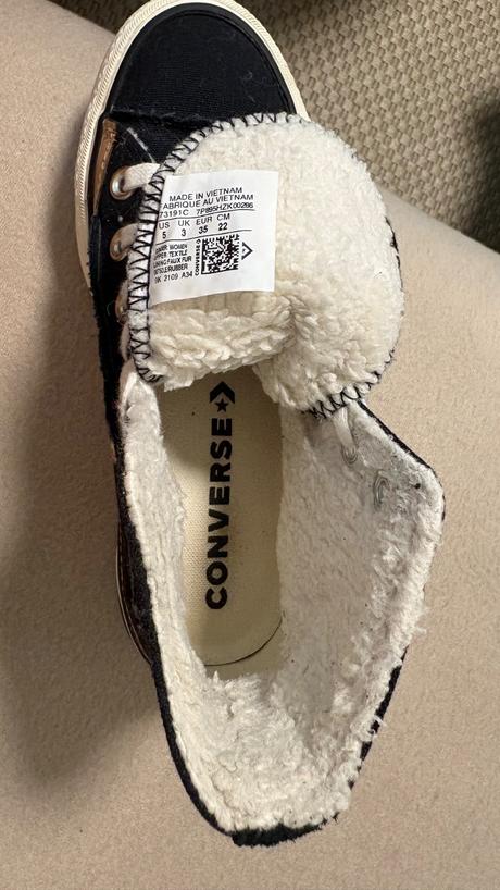 Zateplene convers tenisky, converse,35