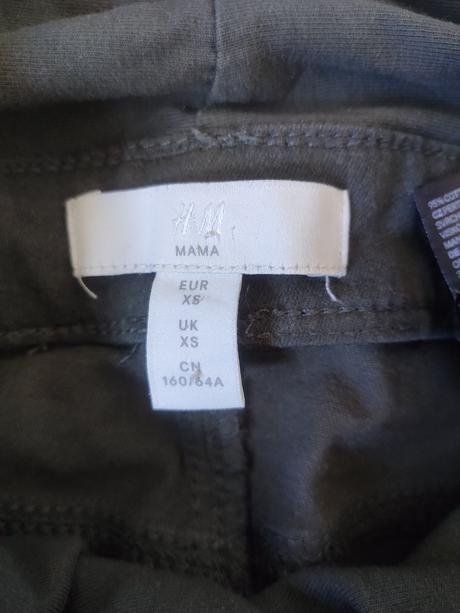 Tehotenské nohavice, h&m,xs