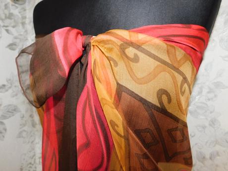 Jacques heim paris kvalitná luxusna hodvabna šatka, xl