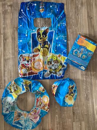 3set plážová súprava do vody paw patrol, 
