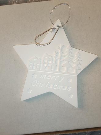 Sadrova ozdoba na stromček, 