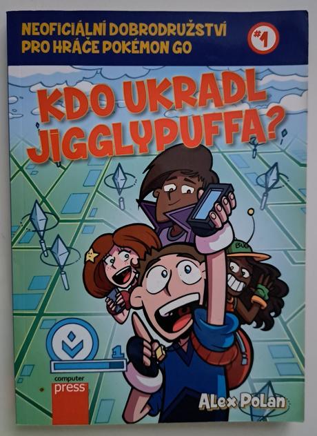 Kniha pokémon go "kto ukradl jigglypuffa", 