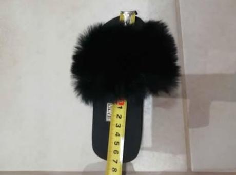 Šľapky s kožušinkou, 40