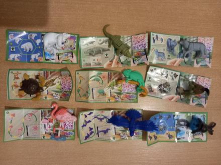 Zvieratá kinder hračky malé zoo, 