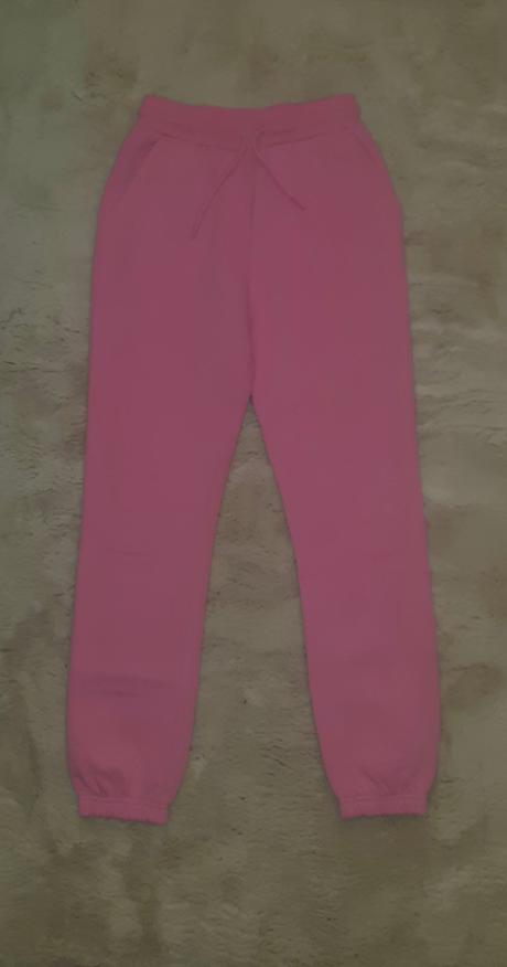 Ružové tepláky, fishbone,xs