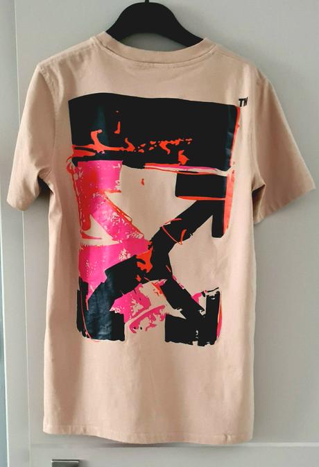 Tričko off-white, s