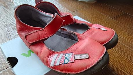 Kožené balerínky, vertbaudet,34