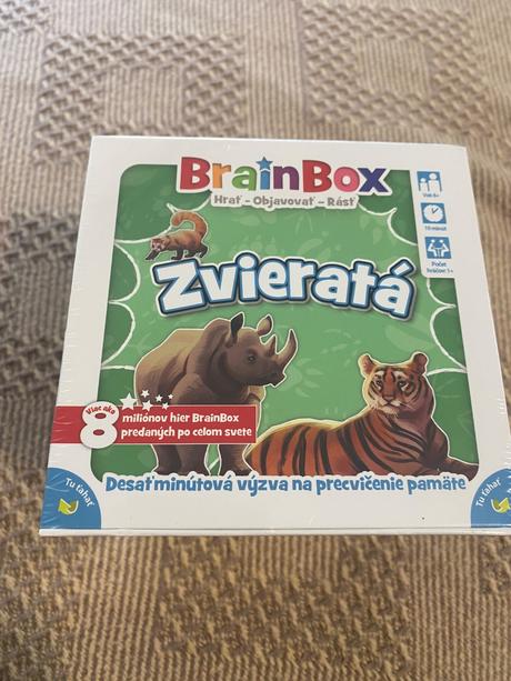 Brainbox - zvieratá výborný stav vhodná ako darček, 