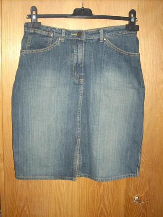 Riflová sukňa, papaya,36