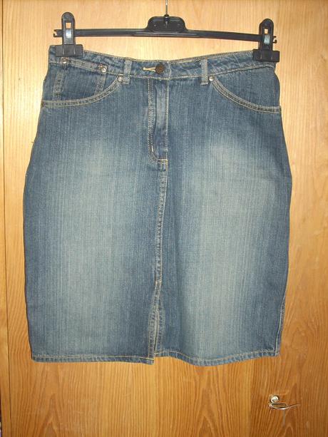 Riflová sukňa, papaya,36