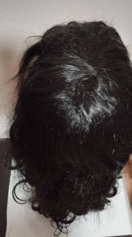 Čierna dlhá parochňa, cca 70 cm, č. 17,