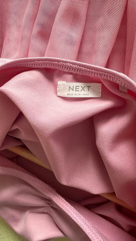 Ružové šaty next 134, next,134