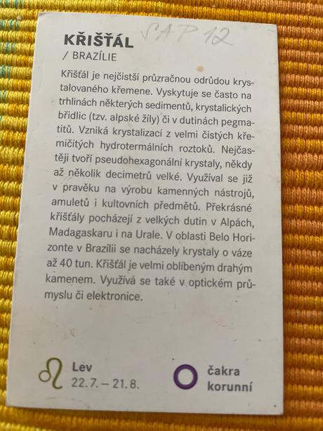 Nahrdelnik z polodrahokamu-kristal,