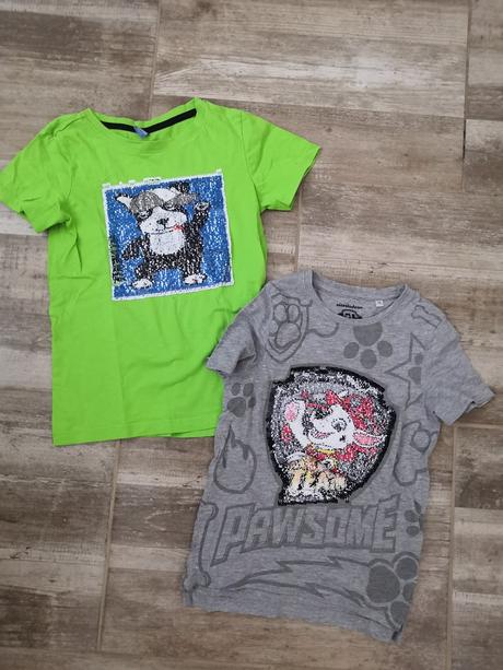 Detské tricka paw patrol premieňacie, 128