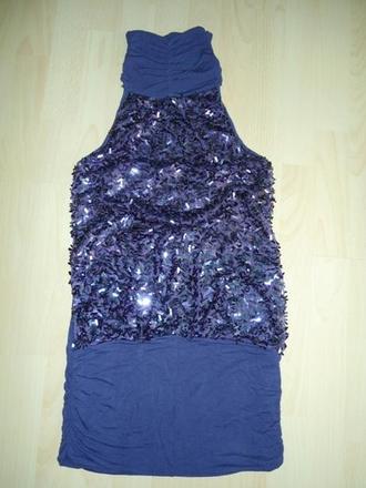 Fialove tricko - top / aj na leginy, m