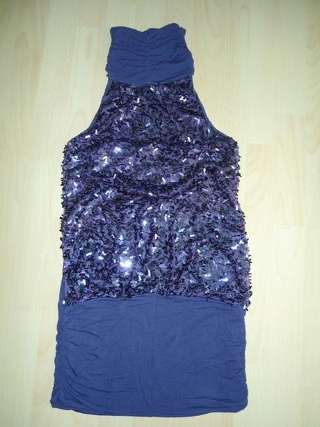 Fialove tricko - top / aj na leginy, m