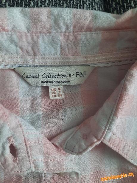Košeľa, blúzka bez rukávov, f&f,xs
