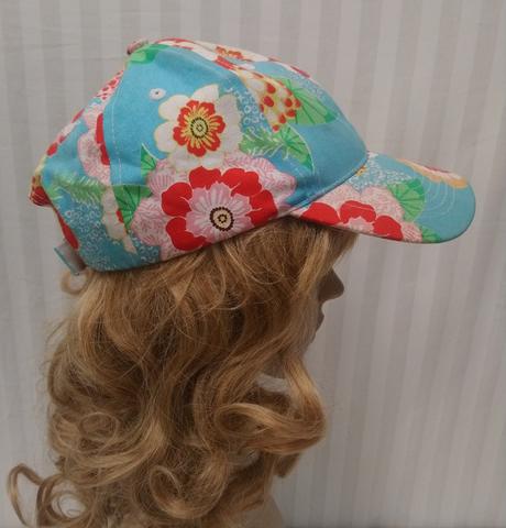 Modrá šiltovka farebne kvetovaná č. 514, biaggini, 