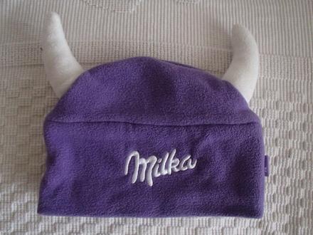 Flisová čiapka milka,