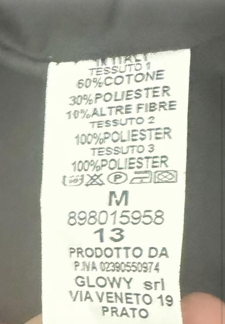 Prechodný kabatik, m
