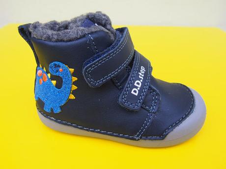 Detské kožené zimné topánky ddstep 066, d.d.step,20 - 25