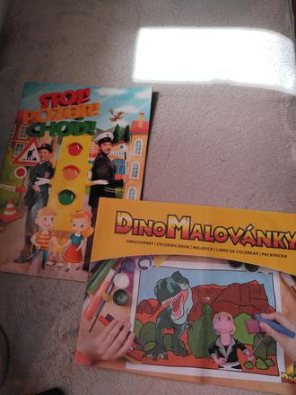 Casopis a omalovanka,