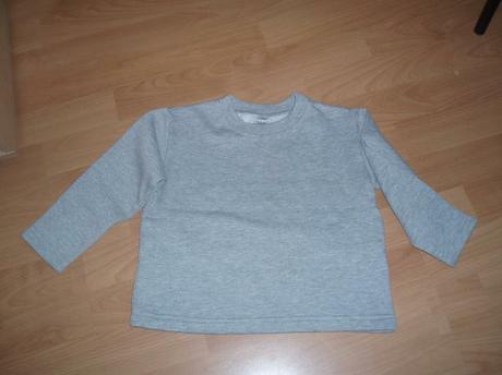 Šedá mikina, tesco,98