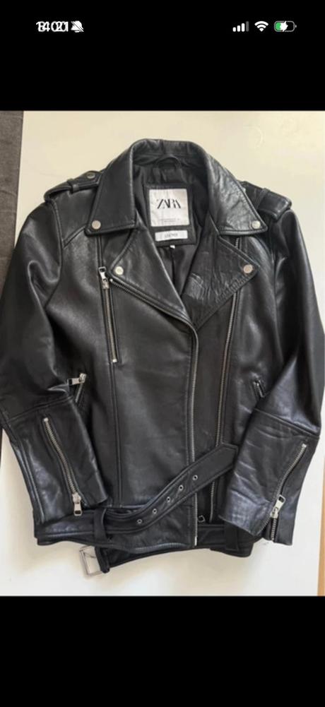 Zara kožená bunde s/m, zara,s