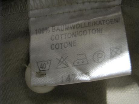 Béžové bavlnené šaty, 42