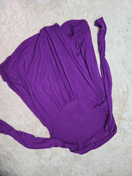 Fialovy svetrik cardigan, 36