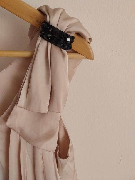 Elegantne satenkove saty, h&m,36